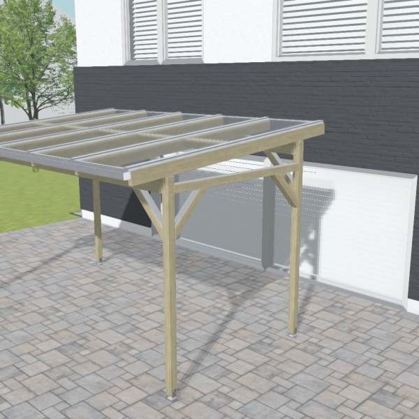 Terrassendach mit Unterkonstruktion ID 8jww