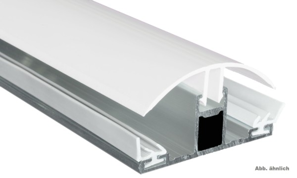 Verbindungsprofil, Alu/PVC, für 16 mm, Pressblank