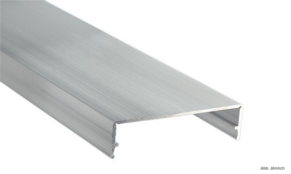 Zierklemmdeckel, Pressblank, aus Aluminium, ca. 60 mm breit