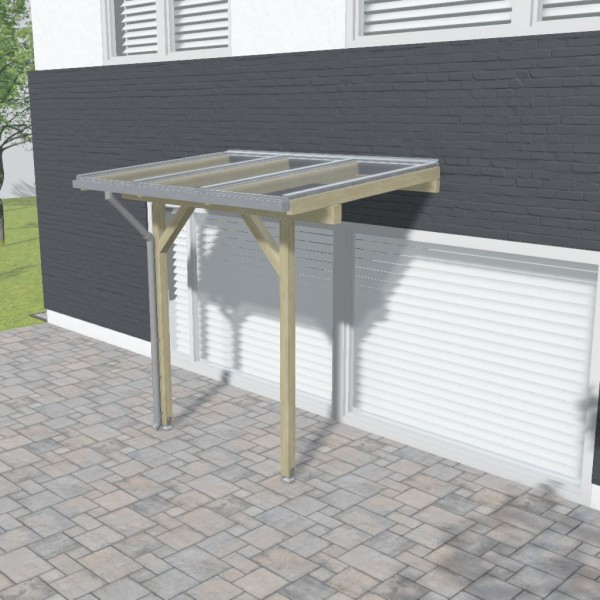 Terrassendach mit Unterkonstruktion ID pk26