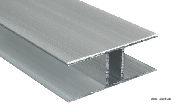 H Profil für 16 mm Pressblank, Alu