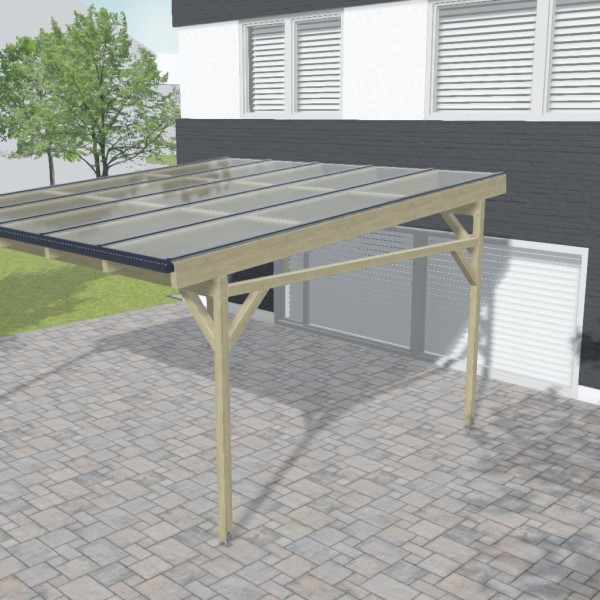 Terrassendach mit Unterkonstruktion ID dvrb
