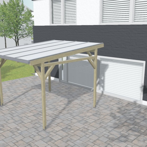 Terrassendach mit Unterkonstruktion ID g28k