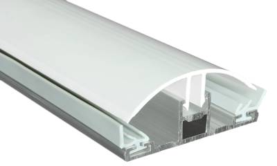 Alu/PVC Profil für 8 und 10 mm