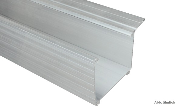 Kastenrinne / Regenrinne, Pressblank, aus Aluminium, 90/75