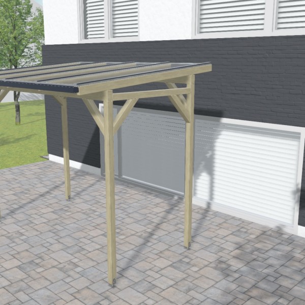 Terrassendach mit Unterkonstruktion ID z637