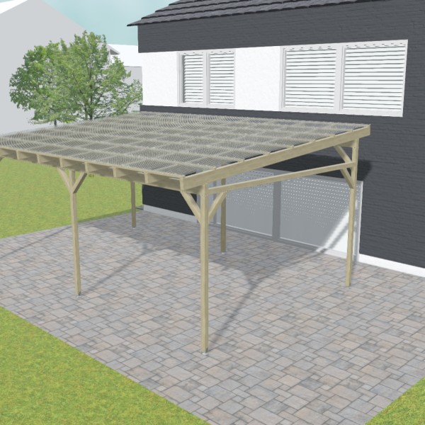 Terrassendach mit Unterkonstruktion ID dxjb