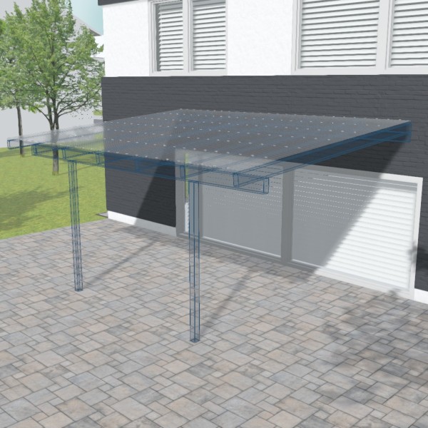Terrassendach ohne Unterkonstruktion ID x527