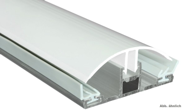 Verbindungsprofil, Alu/PVC, für 8 und 10 mm, Pressblank