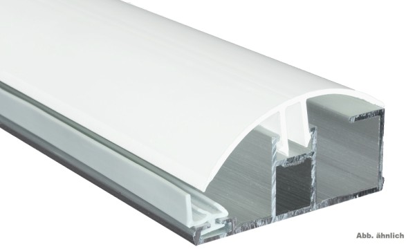 Randprofil, Alu/PVC, für 16 mm, Pressblank