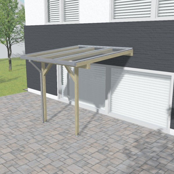 Terrassendach mit Unterkonstruktion ID qqpq