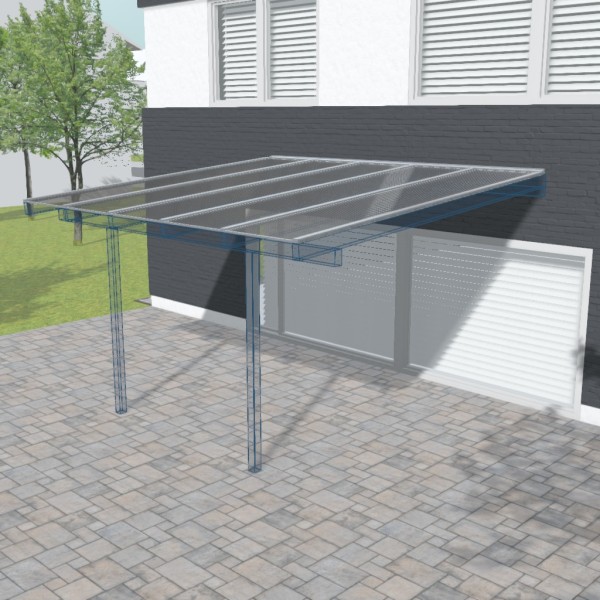 Terrassendach ohne Unterkonstruktion ID nxpv
