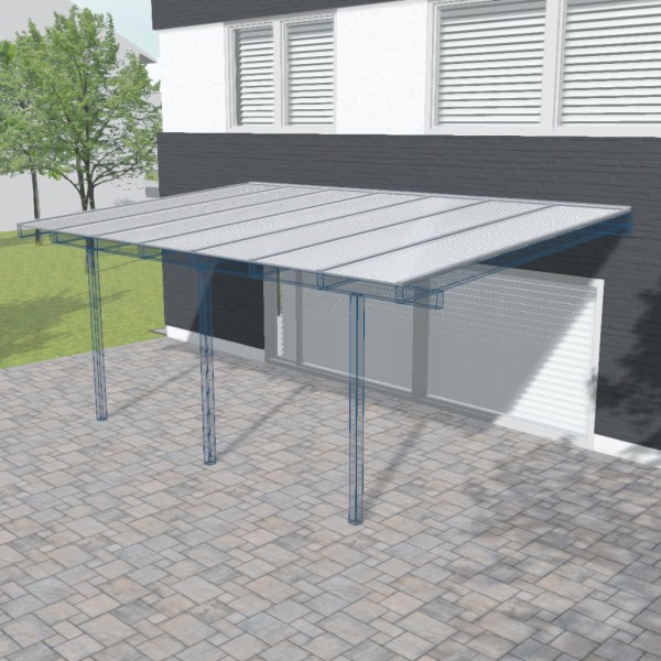 Terrassendach ohne Unterkonstruktion ID 4w2y