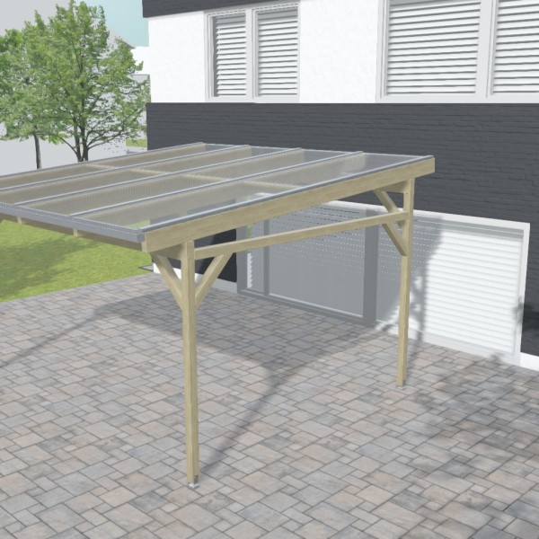 Terrassendach mit Unterkonstruktion ID bd25