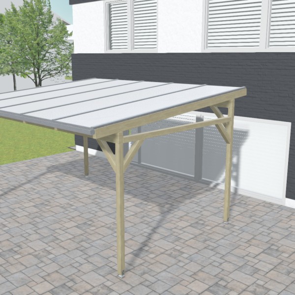 Terrassendach mit Unterkonstruktion ID q22gk