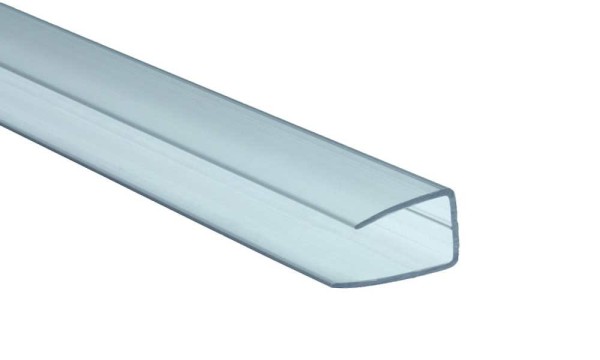 Abschlußprofil aus Polycarbonat, Klar 8 und 10 mm