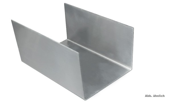 Innenliegender Kastenrinnen-Verbinder, Pressblank, aus Aluminium, 80/120