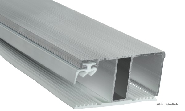 Randprofil, Alu/Gummi, für 16 mm, Pressblank