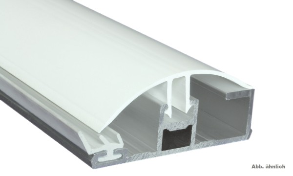 Randprofil, Alu/PVC, für 8 und 10 mm, Pressblank