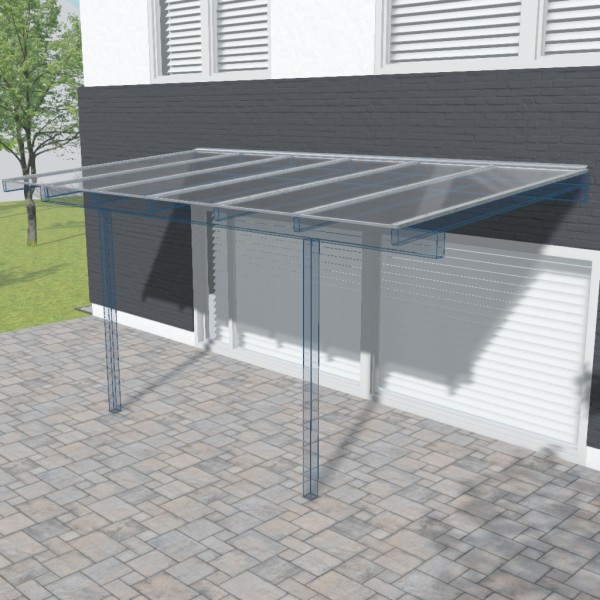 Terrassendach ohne Unterkonstruktion ID xy56