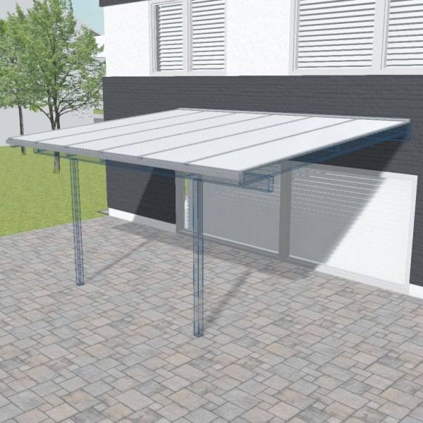 Terrassendach ohne Unterkonstruktion ID mknz3