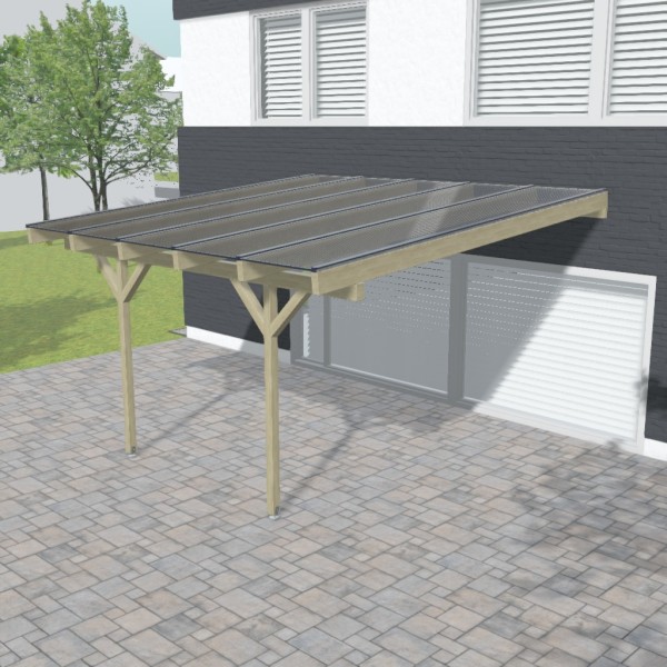 Terrassendach mit Unterkonstruktion ID 36d2