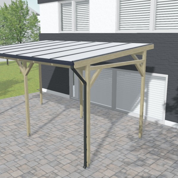 Terrassendach mit Unterkonstruktion ID jgdk