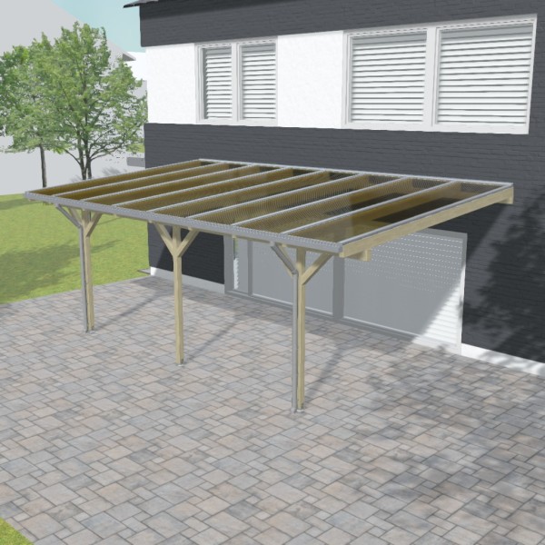 Terrassendach mit Unterkonstruktion ID 456k