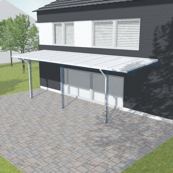 Terrassendach ohne Unterkonstruktion ID 3x3k3