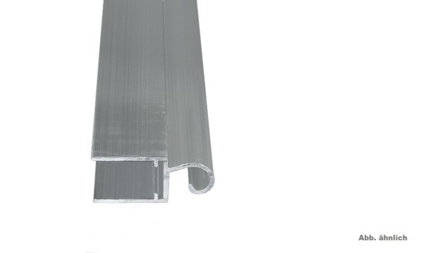 Scharnierprofil 16 mm Pressblank, Alu