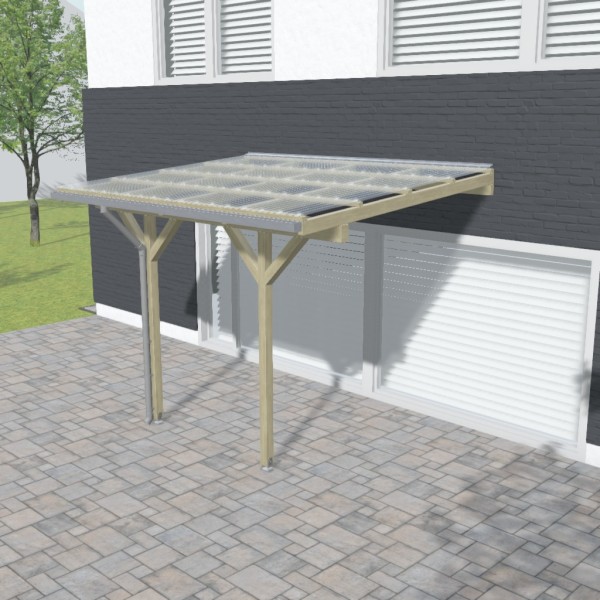 Terrassendach mit Unterkonstruktion ID nm25