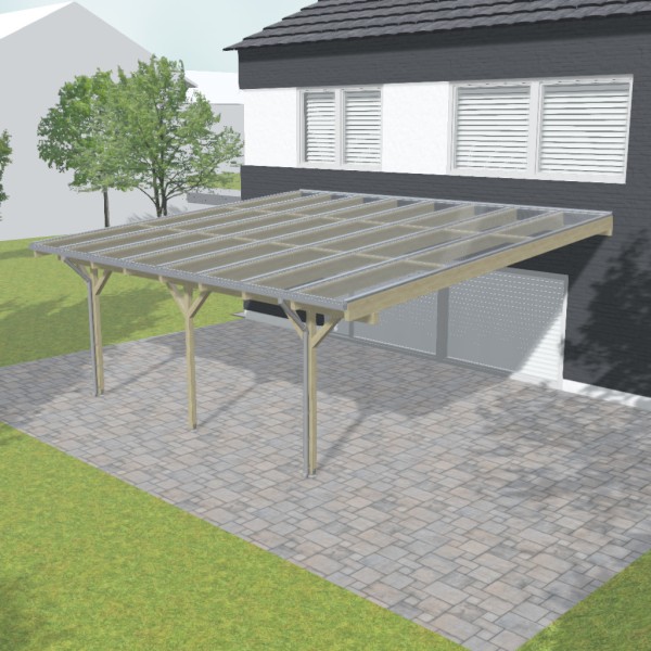 Terrassendach mit Unterkonstruktion ID r85x