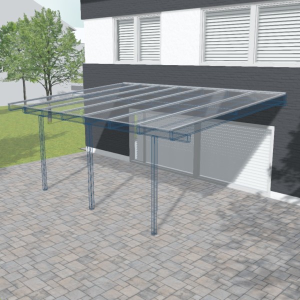 Terrassendach ohne Unterkonstruktion ID xxgr